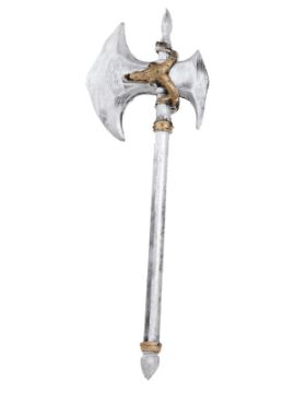 hacha guerrera medieval 77 x 29 cm