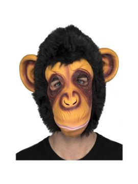 mascara de chimpance con pelo
