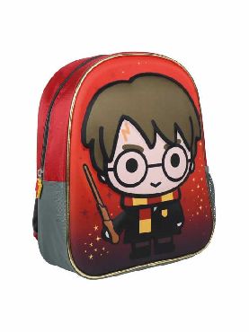 mochila de harry potter roja 3D infantil