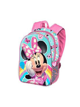 mochila minnie disney 3D rainbow 31 cm