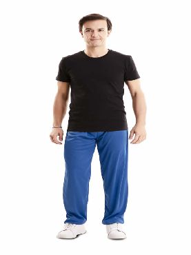 pantalon azul barato adulto