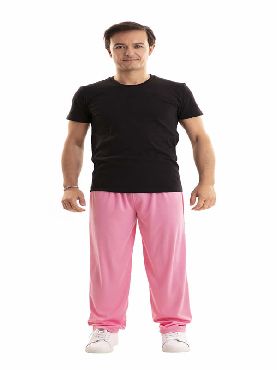 pantalon rosa barato adulto