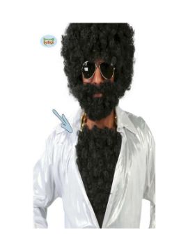 pelo en pecho rizado negro