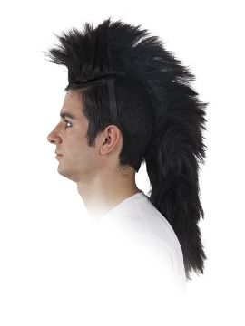 peluca cresta con diadema varios colores