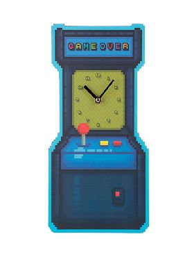 reloj de pared juego arcade game over