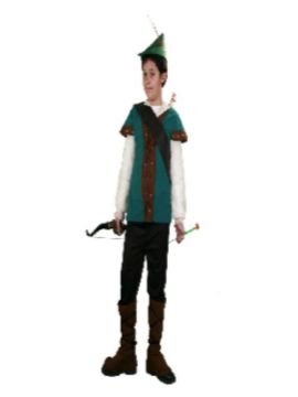disfraz de robin hood arquero para niño