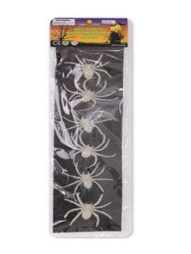 set de arañas 6 unidades para halloween