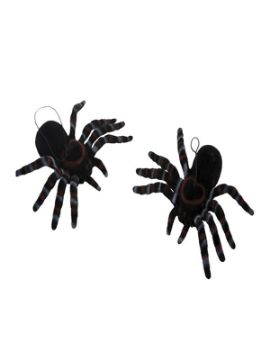 set de 2 arañas de 8x11 cm