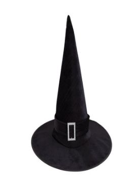 sombrero bruja negro clasico