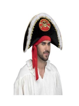 sombrero de capitan pirata deluxe