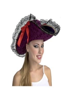 sombrero de capitan pirata mujer