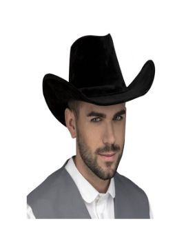 sombrero de cowboy negro