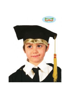 sombrero de estudiante tela infantil