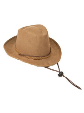 sombrero marron de vaquero para niños