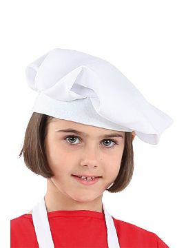 sombrero o gorra de cocinero infantil