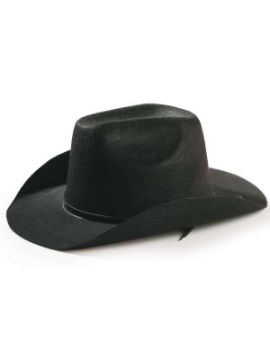 sombrero vaquero fieltro negro