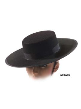 sombrero cordobes adulto negro