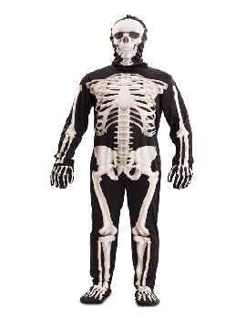 disfraz de esqueleto deluxe para hombre