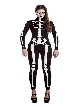 disfraz de esqueleto para mujer