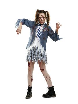 disfraz de estudiante zombie para mujer