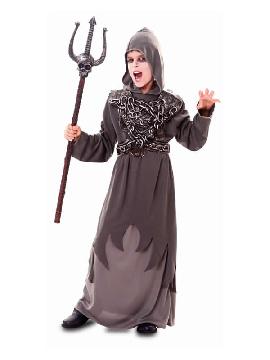 disfraz de muerte con toga cadenas niño