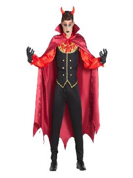 disfraz de vampiro llamas con capa hombre
